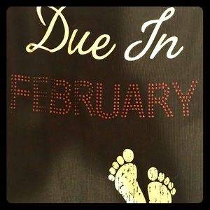 Due in February Maternity Tank Top